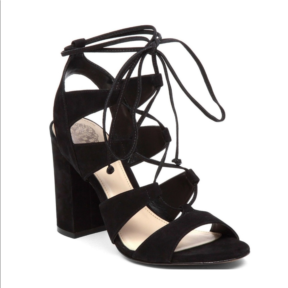 Vince Camuto Winola Lace Up Cutout Sandal Heels